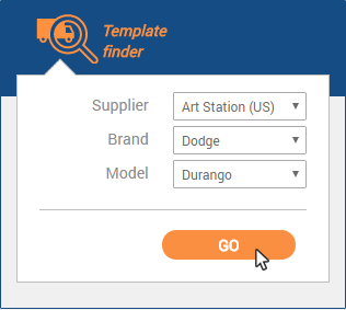 3 steps to find and download vehicle templates in SignElements